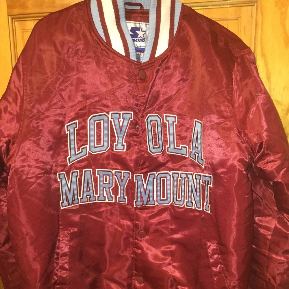 Rare Loyola Marymount Starter X VILLA Satin Jacket Size Large